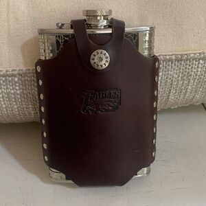 The EAGLES Leather Wrapped Flask